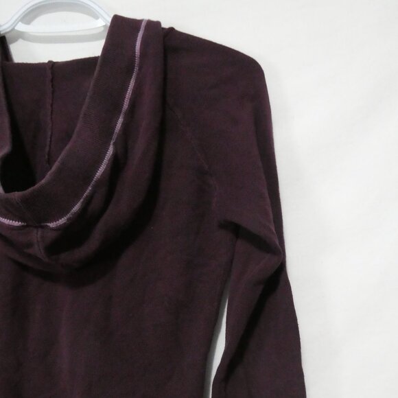 JACOB JR | xl - extra large | Dark Casual V-Neck Hoodie - Picture 12 of 15